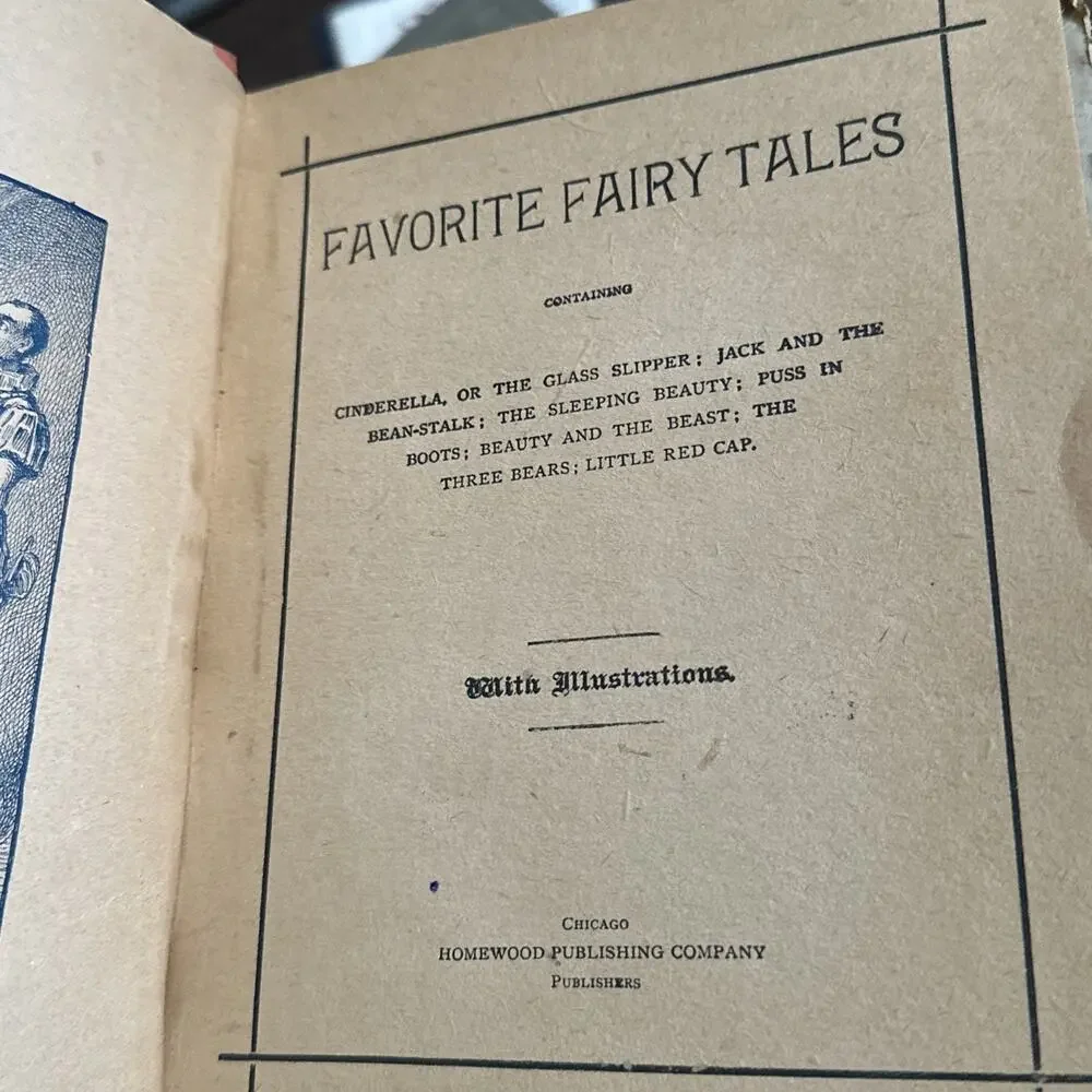 Favorite Fairy Tales Homeward Publishing Company‎ Early 1900s